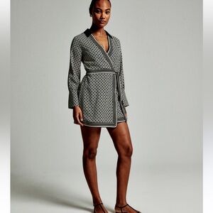 Abercrombie & Fitch Black and White Mini Dress